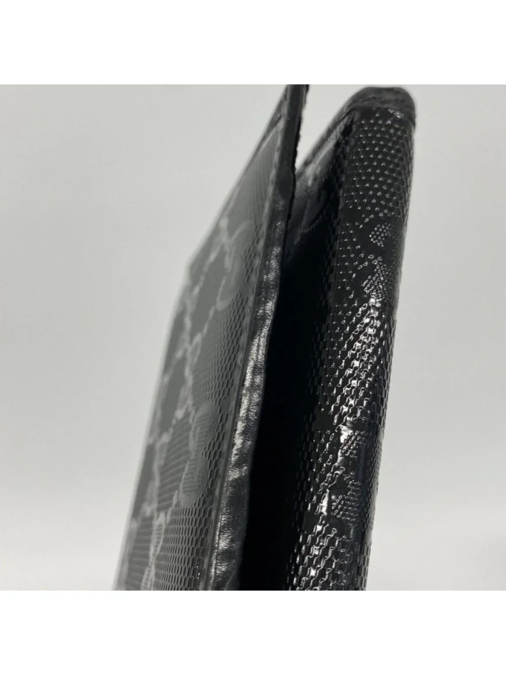 ★SOLD★ Gucci Wallet GG Supreme Black Silver - Picture 8 of 9